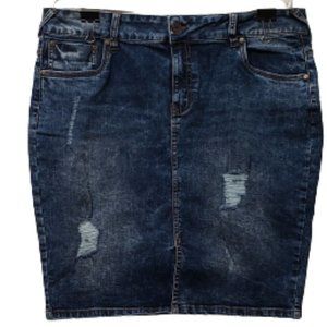 Jean denim skirt Size 14